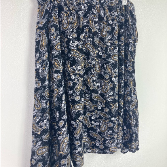 Love & Sadie Womens A Line Skater Skirt Paisley Zip Up Sz XL Boho Artsy - Picture 12 of 12